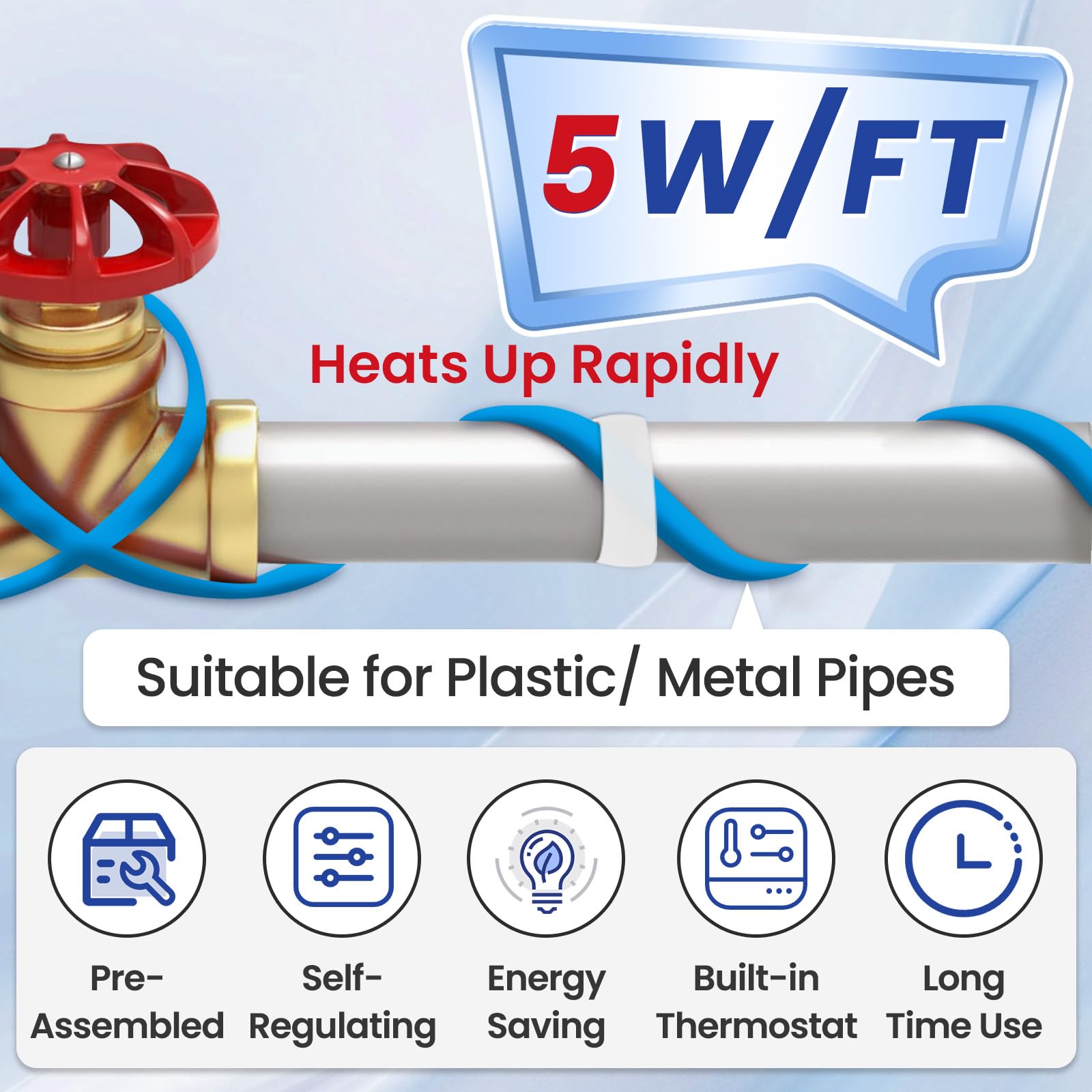 MAXKOSKO suitable for RVs and residential plumbing applications.