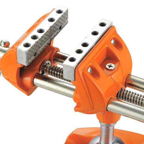 MAXMAN workshop vise safety tips with non-slip gaskets and guards
