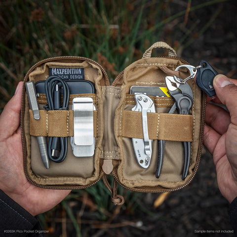 Maxpedition Pico Pocket Organizer ideal for daily use in pockets or bags