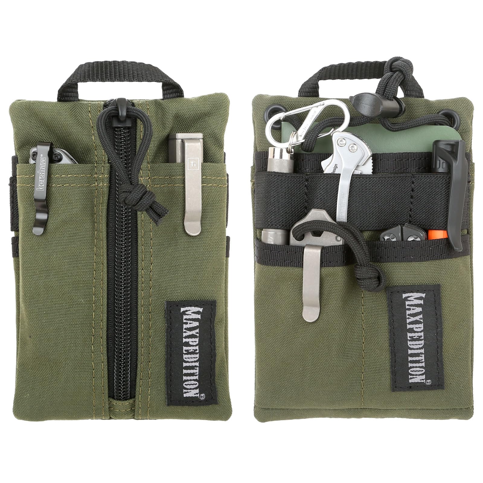 Maxpedition Platy Pocket Organizer front view shows slim pocket-ready design for quick access