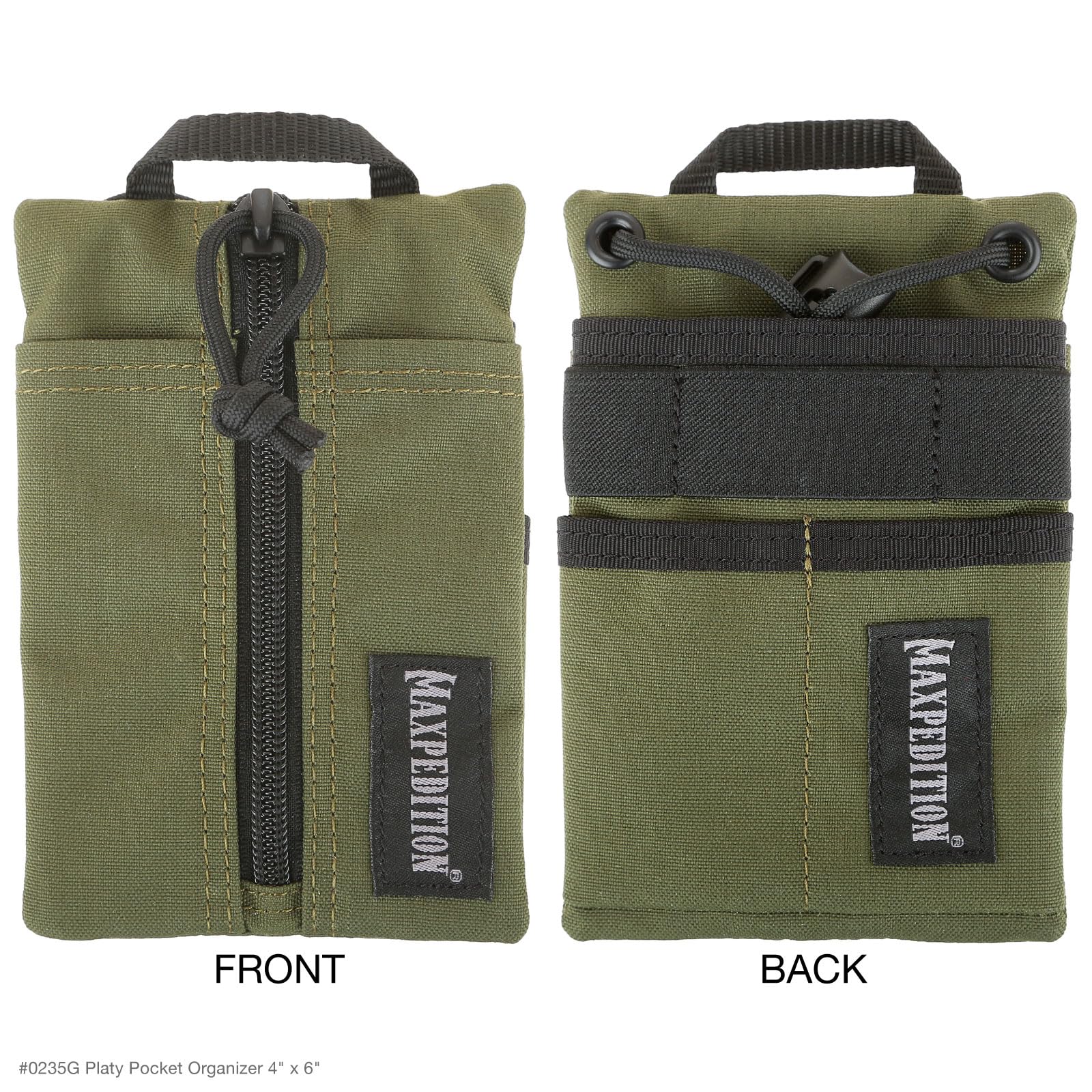Maxpedition Platy Pocket Organizer reinforced stitching ensures reliability under heavy use