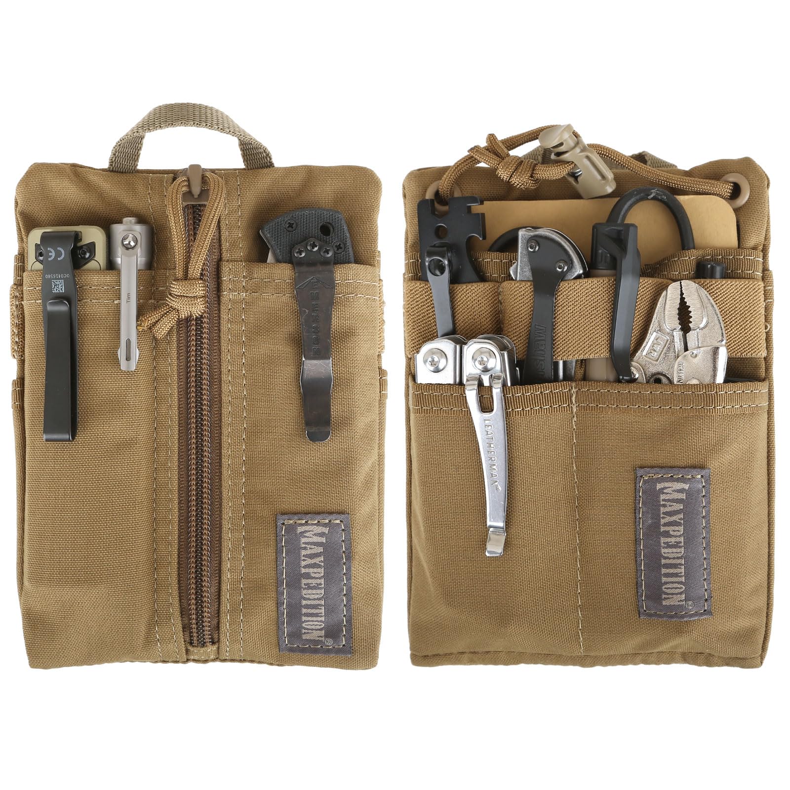 Maxpedition Platy Pocket Organizer front view shows compact EDC design.