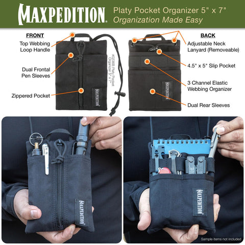 Maxpedition Platy top-loop closeup highlights easy grabbing and hanging.