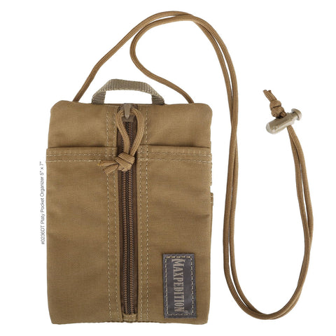 Maxpedition Platy Pocket Organizer YKK zipper close-up shows reliable performance.