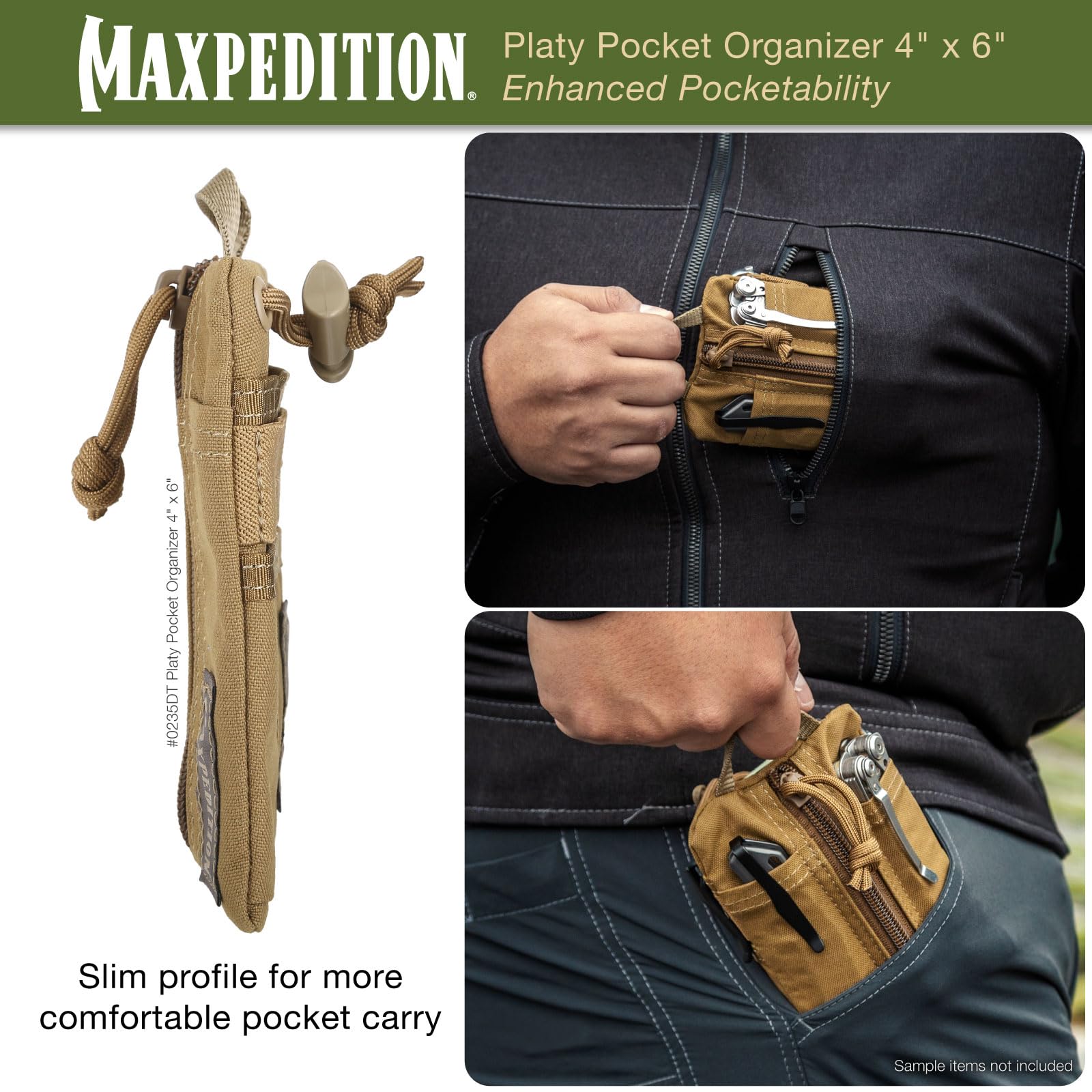 Genuine YKK zippers deliver reliable strength and smooth operation.