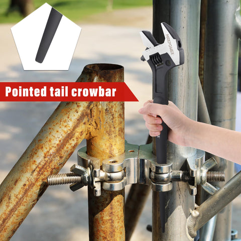 MAXPOWER 1.57-inch jaw opening handles larger fittings