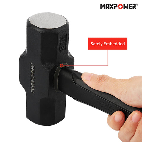 MAXPOWER corrosion-resistant head resists wear during heavy-duty tasks.