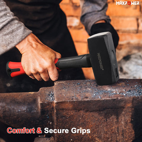 MAXPOWER ergonomic anti-slip handle reduces fatigue during use