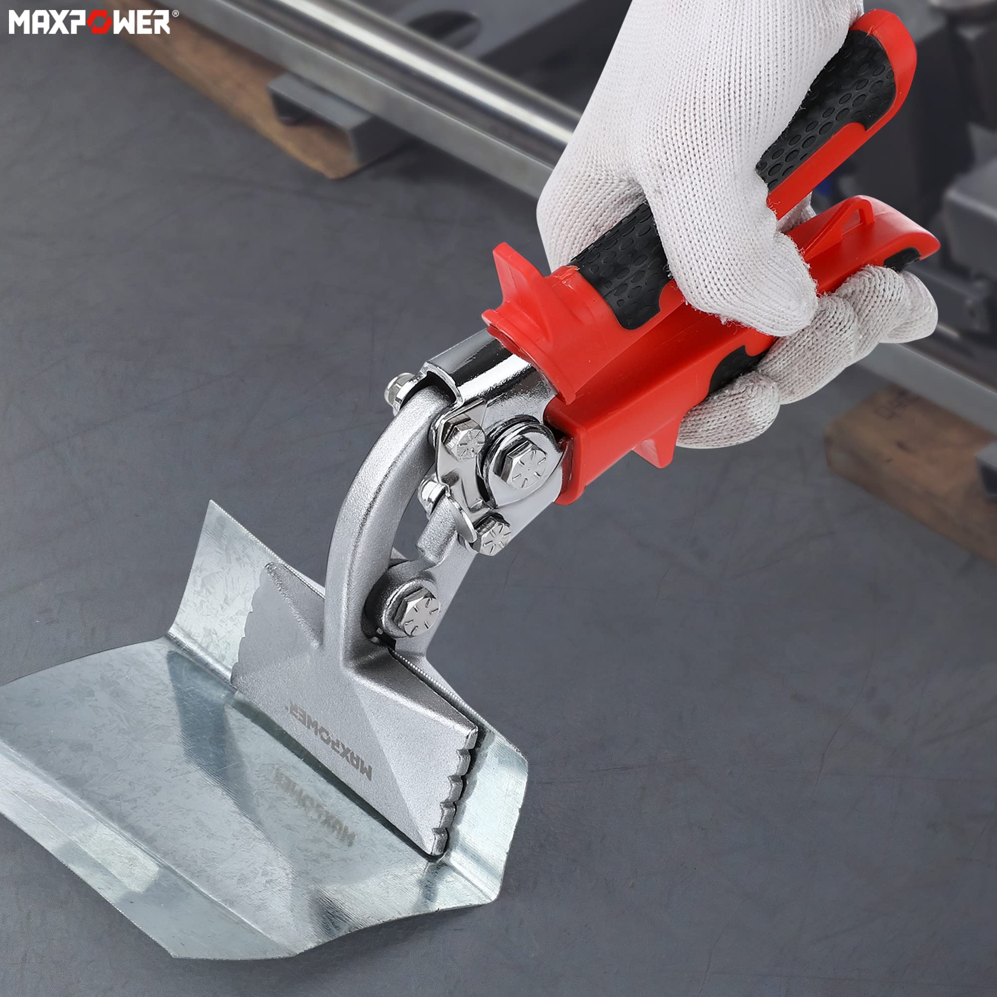 MAXPOWER Ergonomic handle with lock improves control and safety