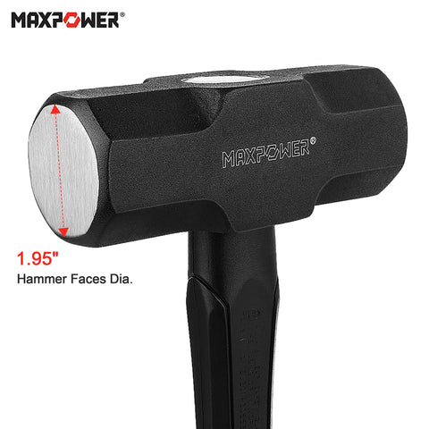 MAXPOWER ergonomic rubber grip enhances comfort and steady control.