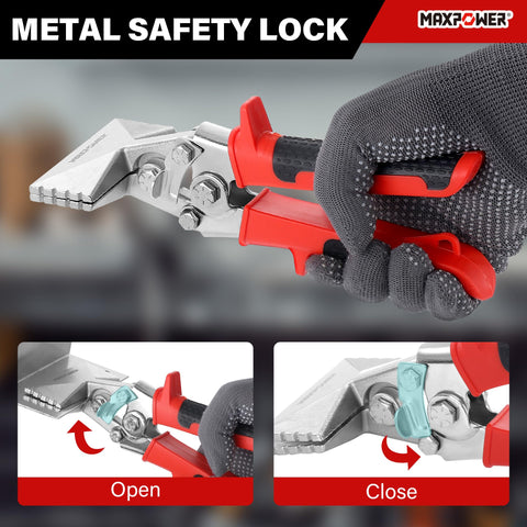 MAXPOWER ergonomic handle reduces fatigue during extended use