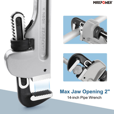 MAXPOWER I-beam handle provides strong, stable grip during work.