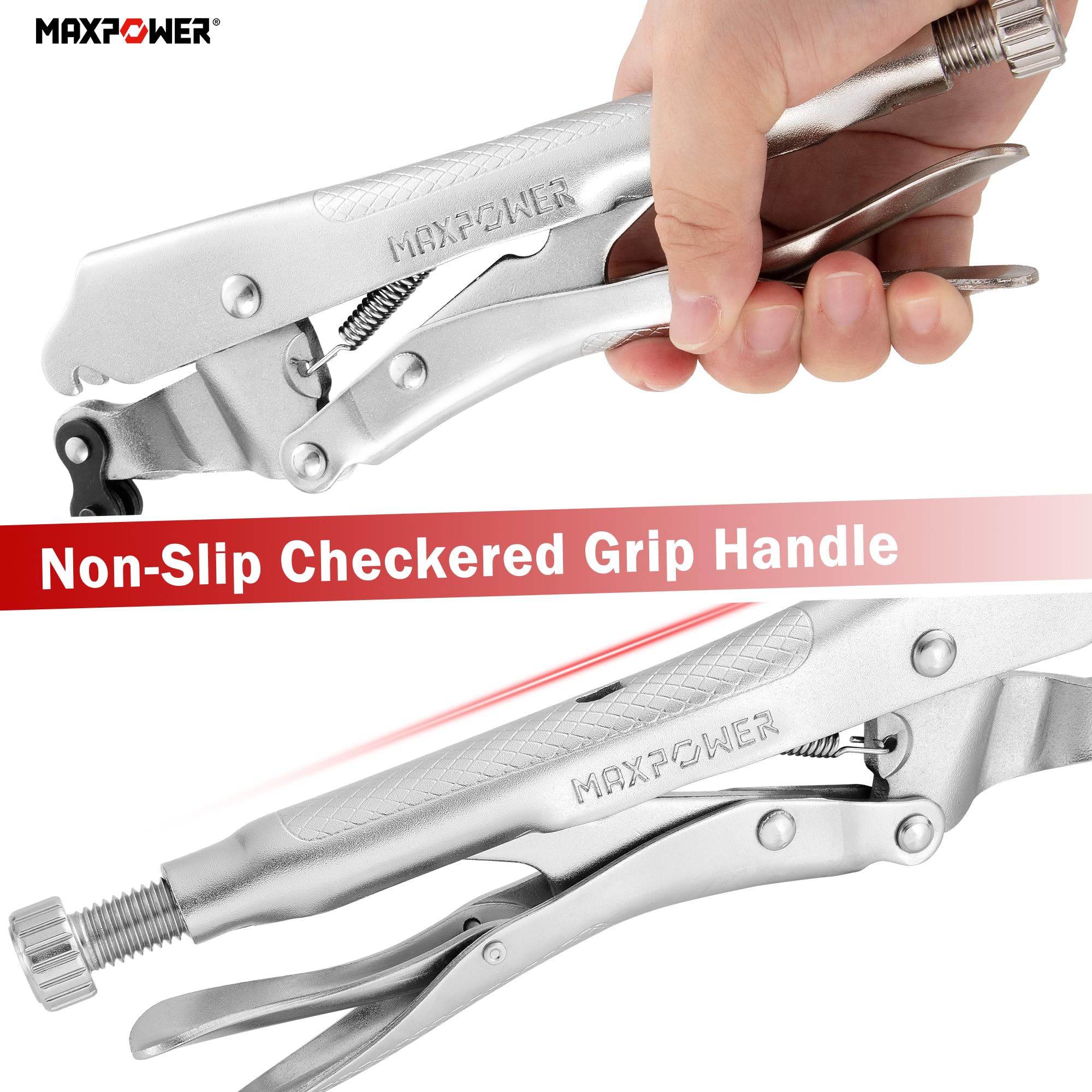 MAXPOWER tool crafted from heat-treated chrome vanadium steel for durability