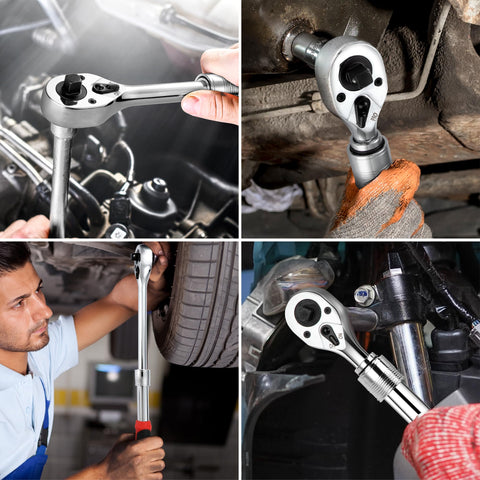 MAXPOWER long-reach design allows access to recessed fasteners without repositioning