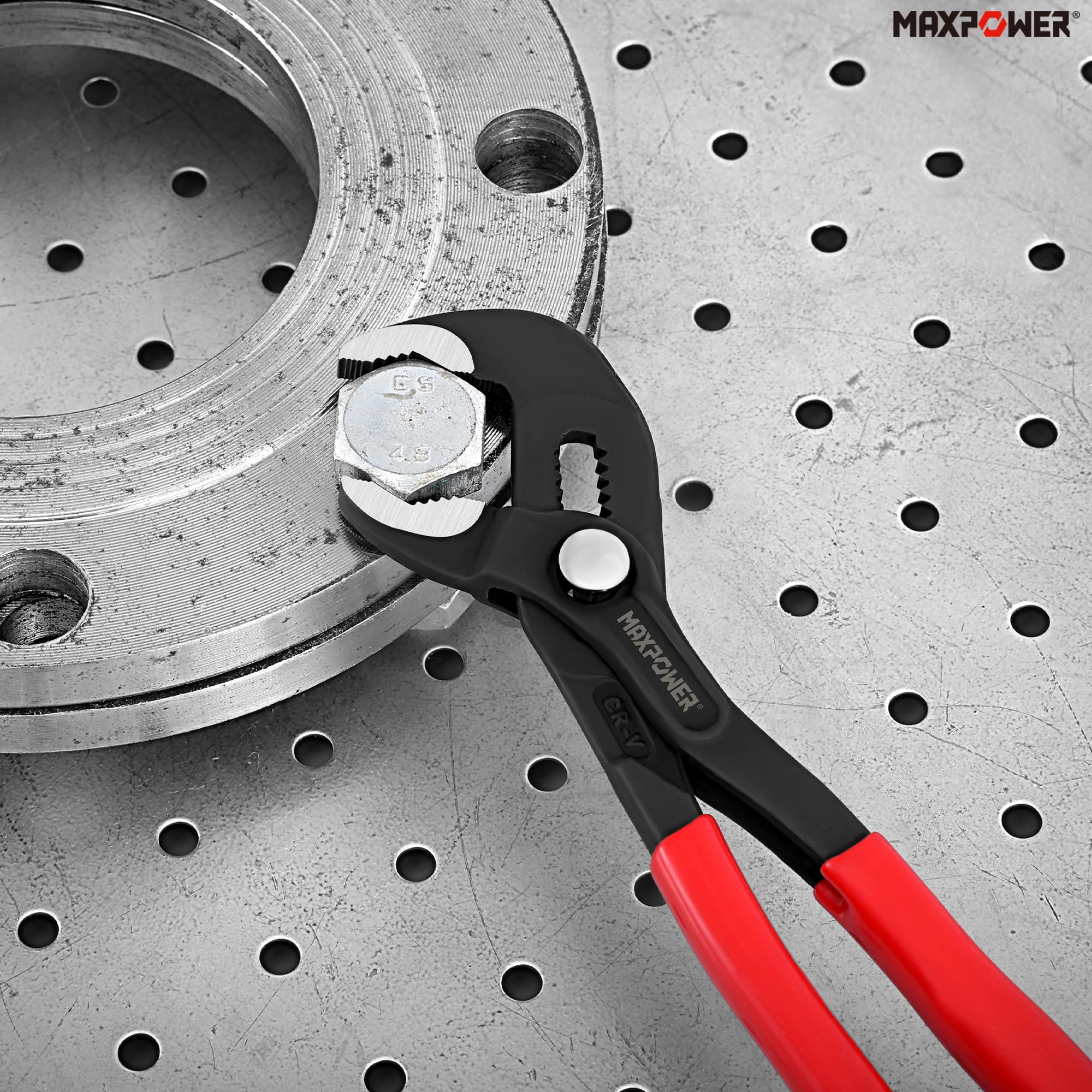 MAXPOWER soft-grip handles reduce hand fatigue during extended use.