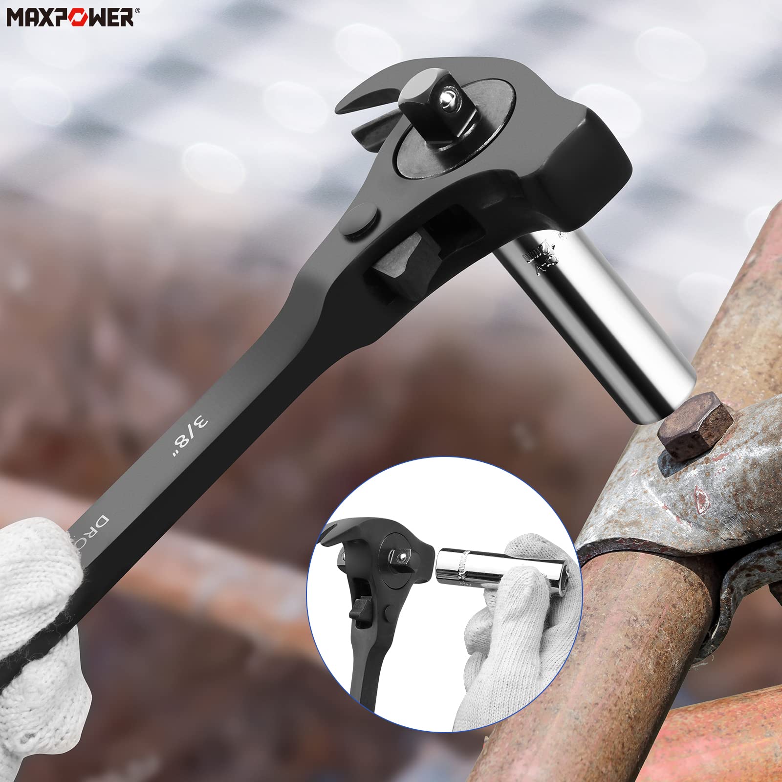 MAXPOWER pry-bar-nail-puller highlights nail removal leverage