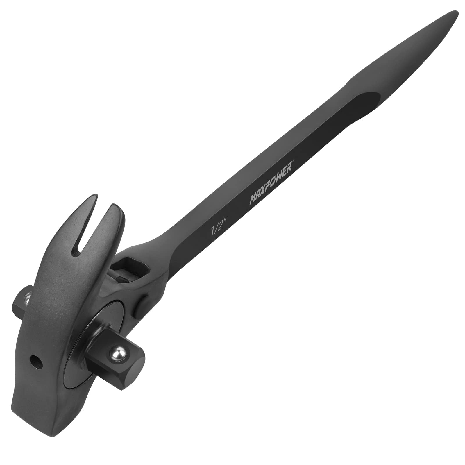 MAXPOWER scaffold-wrench-dual-drive shows quick socket changes on-site