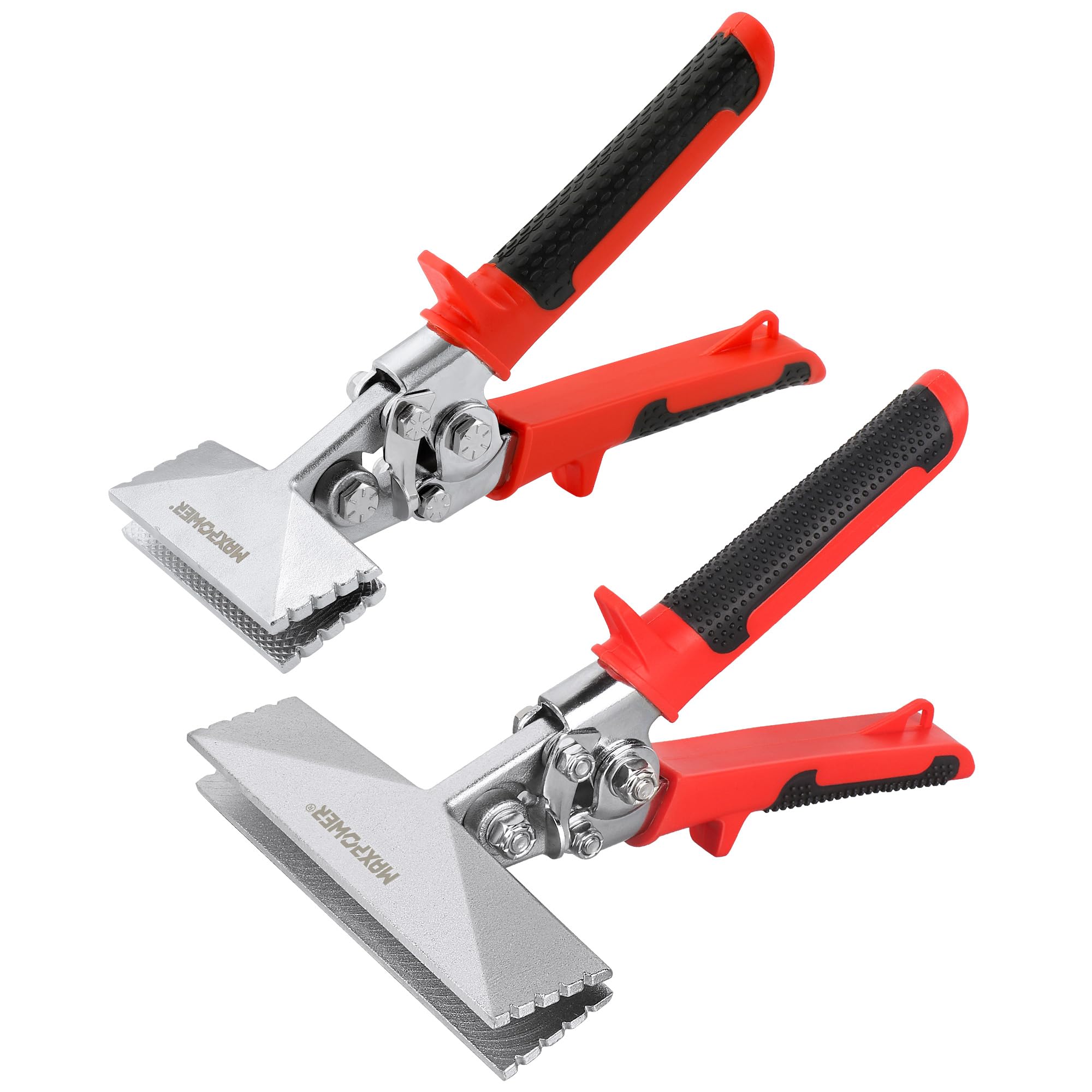 MAXPOWER sheet metal seamer with a 3-inch jaw for precise bending in tight spaces