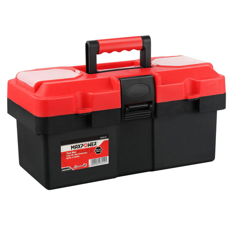 MAXPOWER small toolbox front view showing compact storage for home use