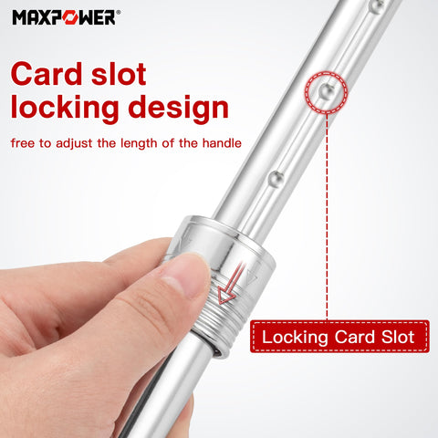 MAXPOWER soft-grip TPR handle provides comfortable, non-slip operation