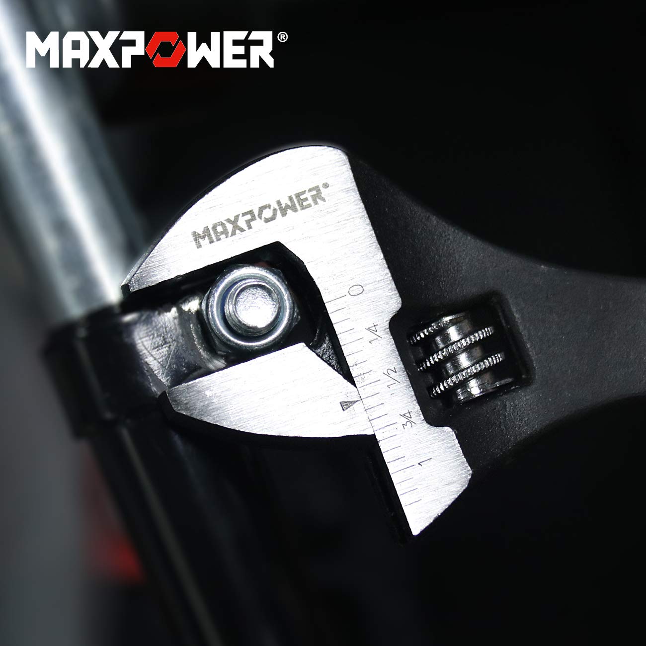 MAXPOWER spud wrench roll-up bag keeps tools organized on site