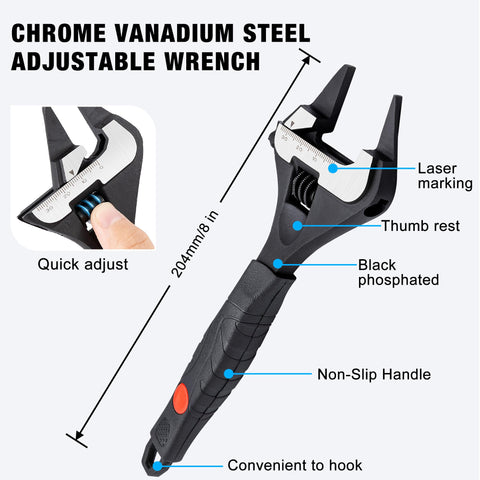 MAXPOWER slim jaw for accessing narrow spaces and precise fits