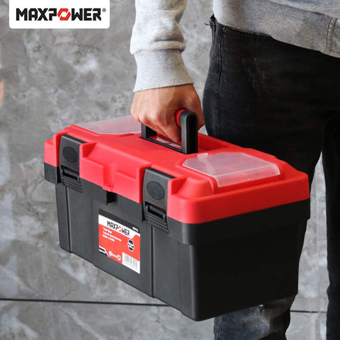 MAXPOWER tool box high capacity up to 33 lb load.