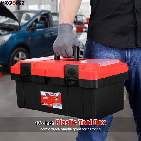MAXPOWER 17inch tool box interior dimensions note for compatible tools