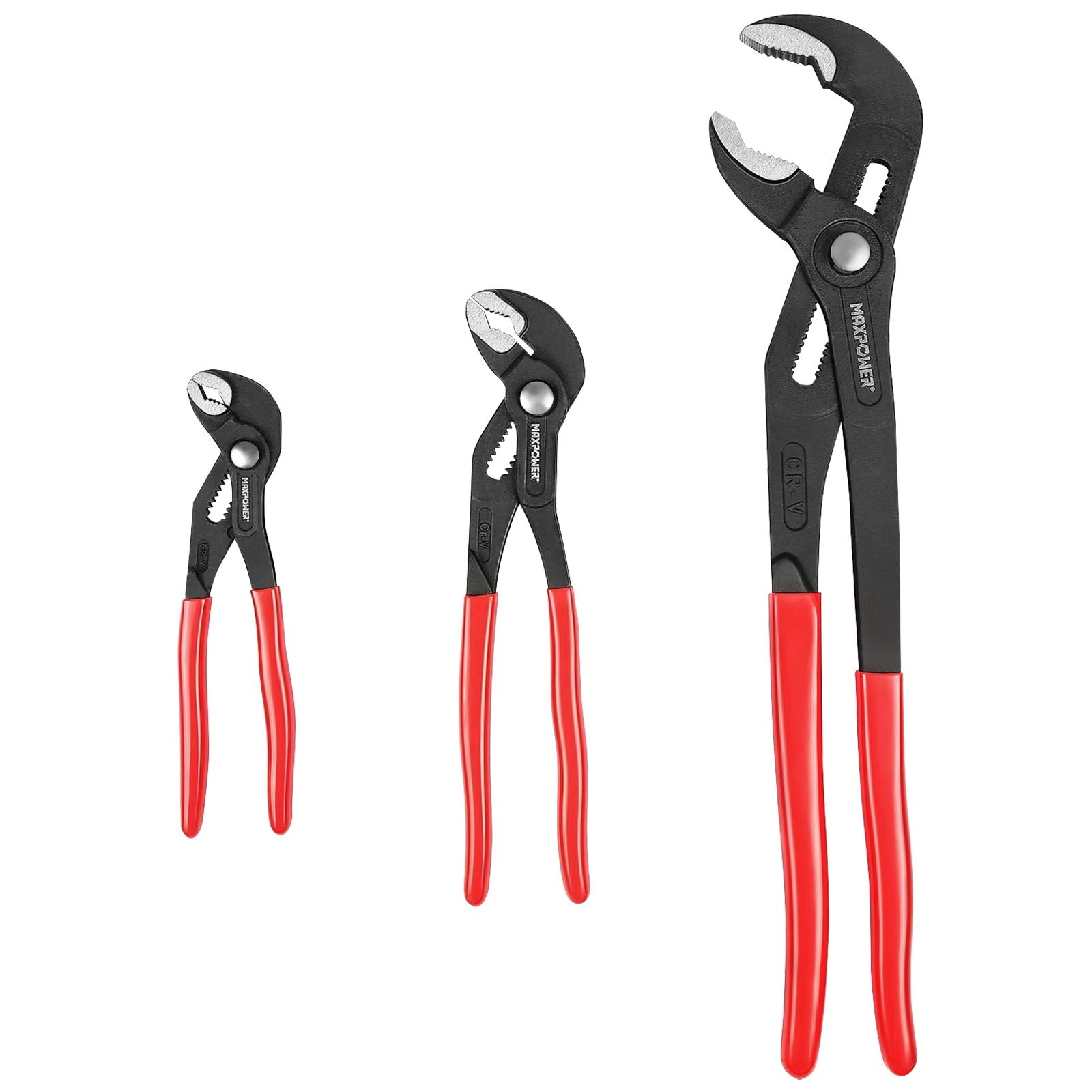 MAXPOWER water pump pliers 7-inch model with quick-adjust jaw ready for tight spaces