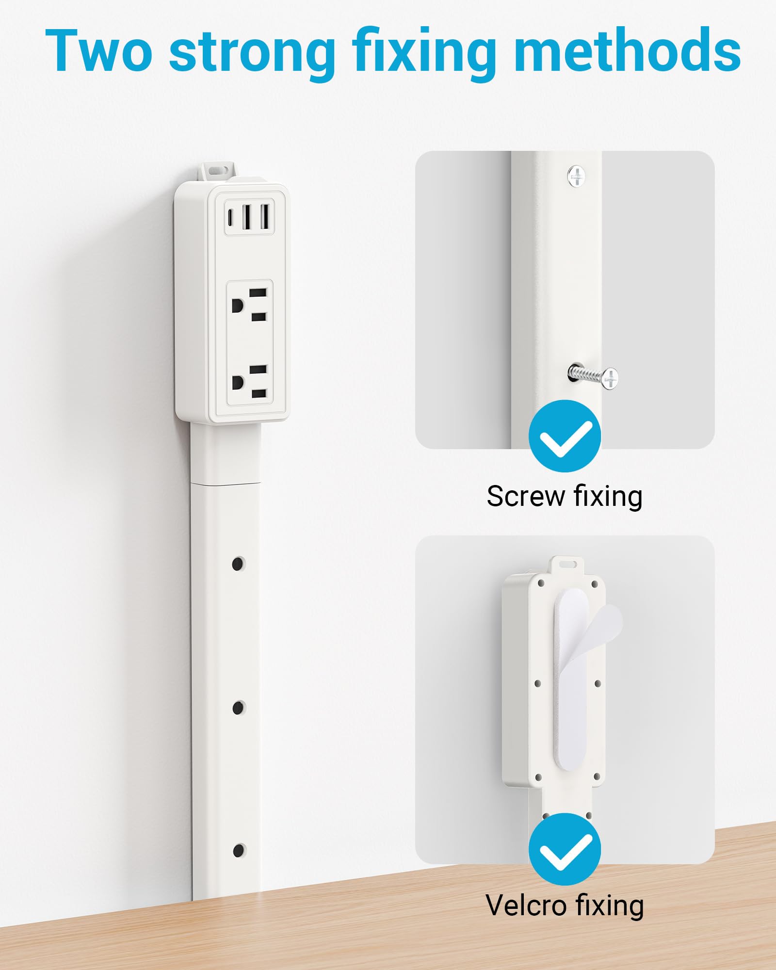 Maxsure Outlet Extender Stick demonstrates 360 degree rotation for adaptive cord routing.