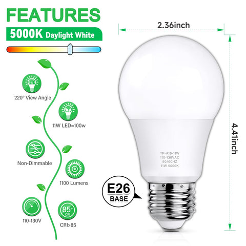 MAXvolador 11W LED replaces 100W bulbs, cutting energy use without extra heat.