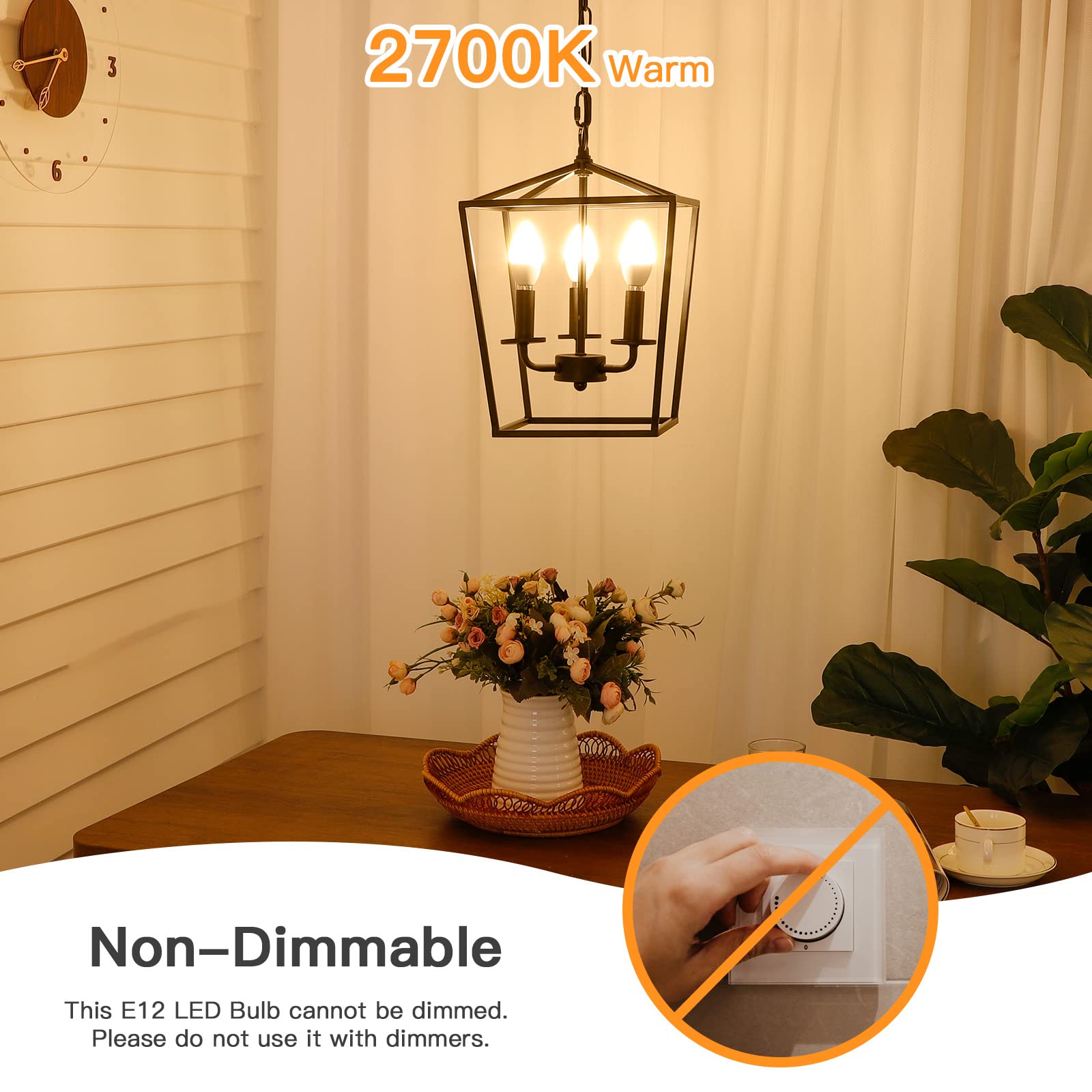 600 lumens warm white 2700K glow for cozy home lighting