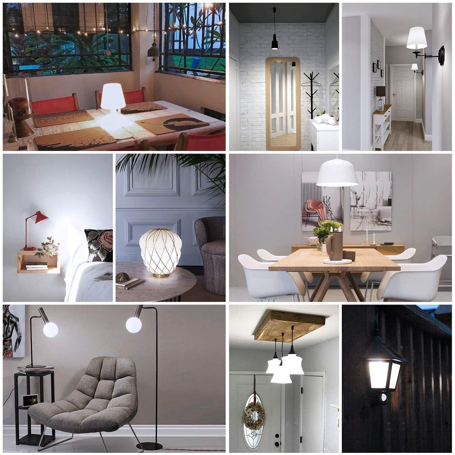 MAXvolador A19 LED bulb 12-pack for home lighting upgrade