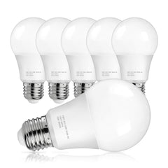 MAXvolador A21 LED bulb front view providing bright daylight in a kitchen setting