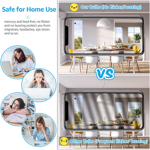 MAXvolador A21 LED bulb in garage or porch area for durable daily use