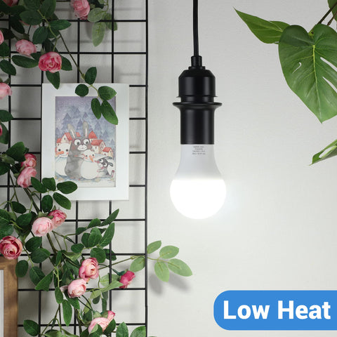 MAXvolador A21 LED bulb in enclosed exterior fixture with no flicker