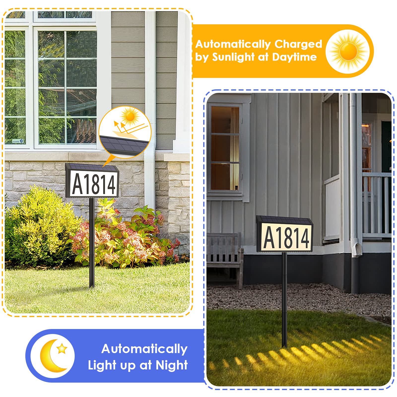 MAXvolador IP65 weatherproof plaque endures rain and snow outdoors.