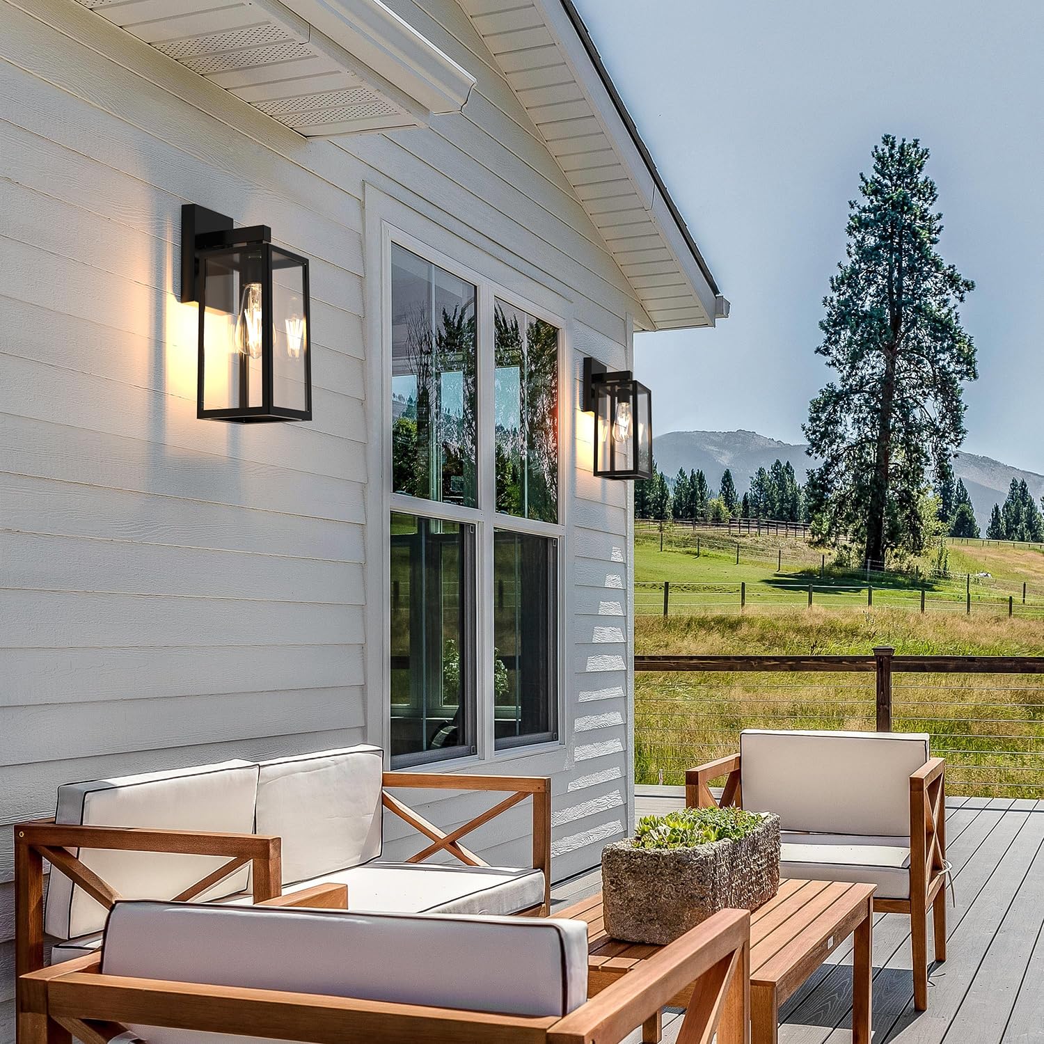 MAXvolador aluminum anti-rust wall light for durable exterior use.