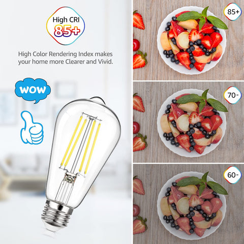 MAXvolador antique filament bulb ideal for indoor or enclosed outdoor fixtures.