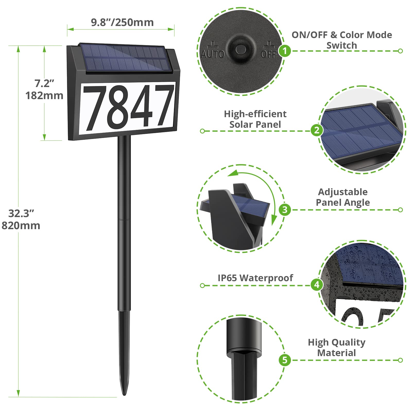 MAXvolador bright night visibility from street for easy locating