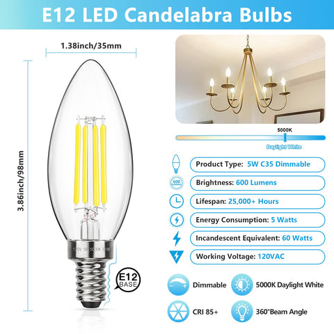 MAXvolador clear glass filament bulb with exposed filaments enhances decorative lighting