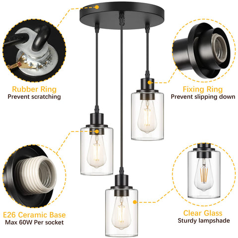 MAXvolador dimmable pendant with compatible dimmers for mood control