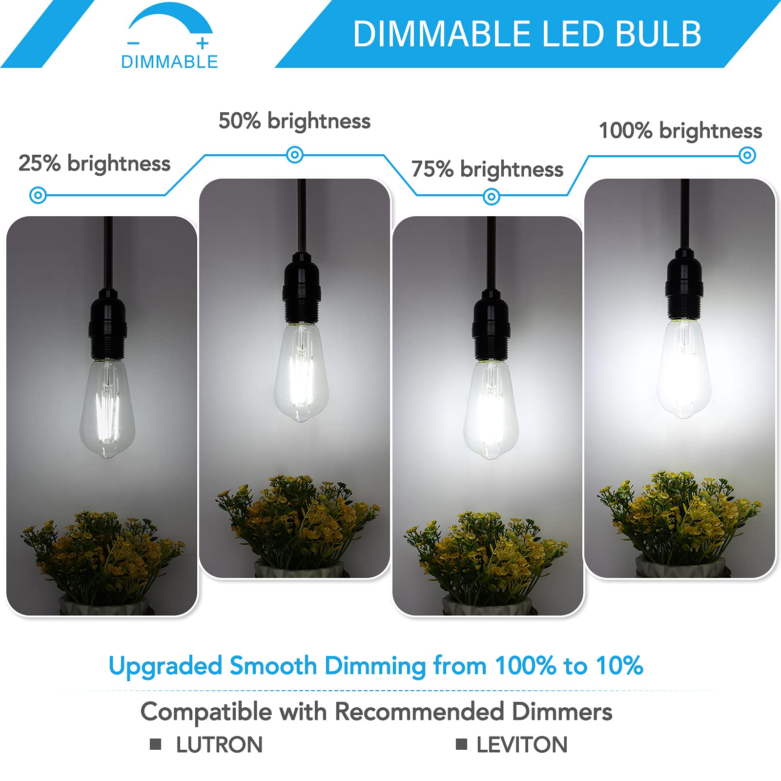 MAXvolador E26 base bulb fits chandeliers, sconces, and pendants.