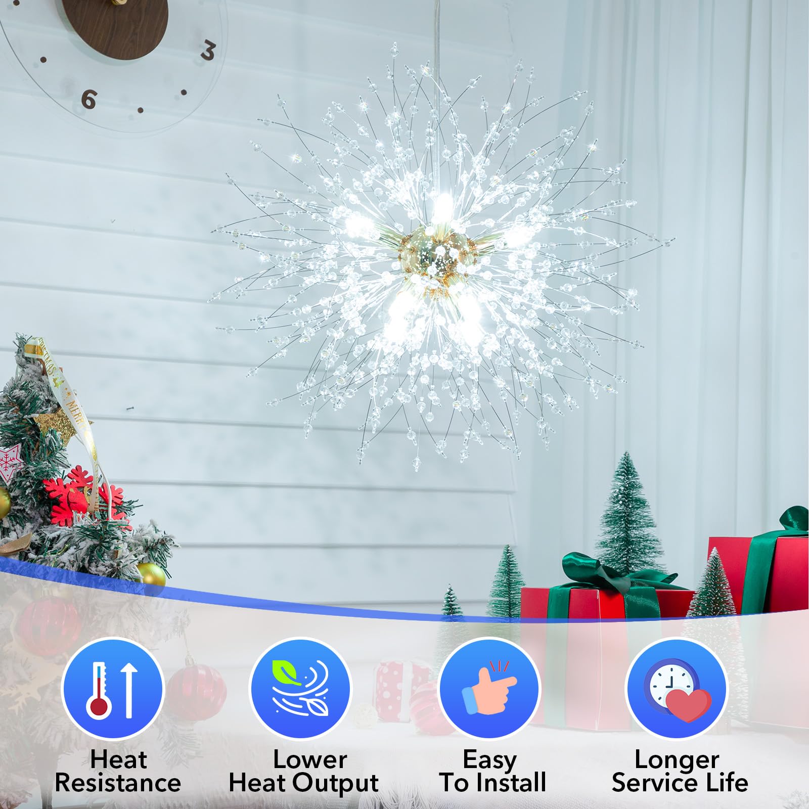 MAXvolador G9 LED bulb dimmable from 0% to 100% for mood lighting.
