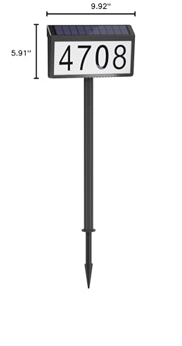 MAXvolador large-number visibility helps guests and deliveries at night.
