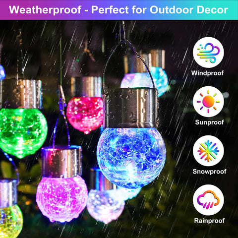 MAXvolador multicolor globe light brightens pathways and patios