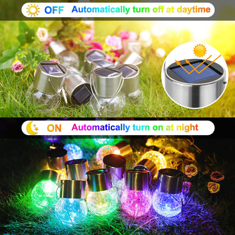 MAXvolador waterproof globe lights for outdoor patio decor