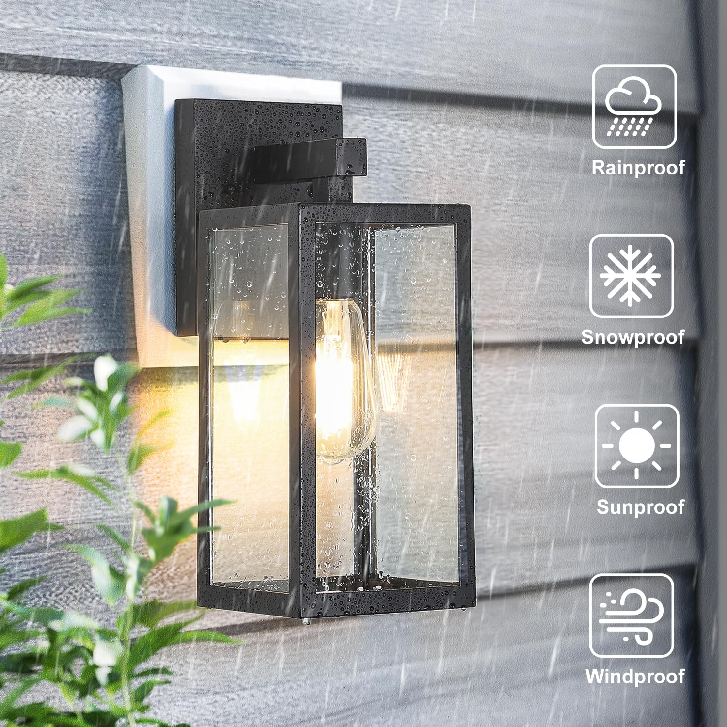 MAXvolador weatherproof outdoor light with rust-proof aluminum resists harsh weather.