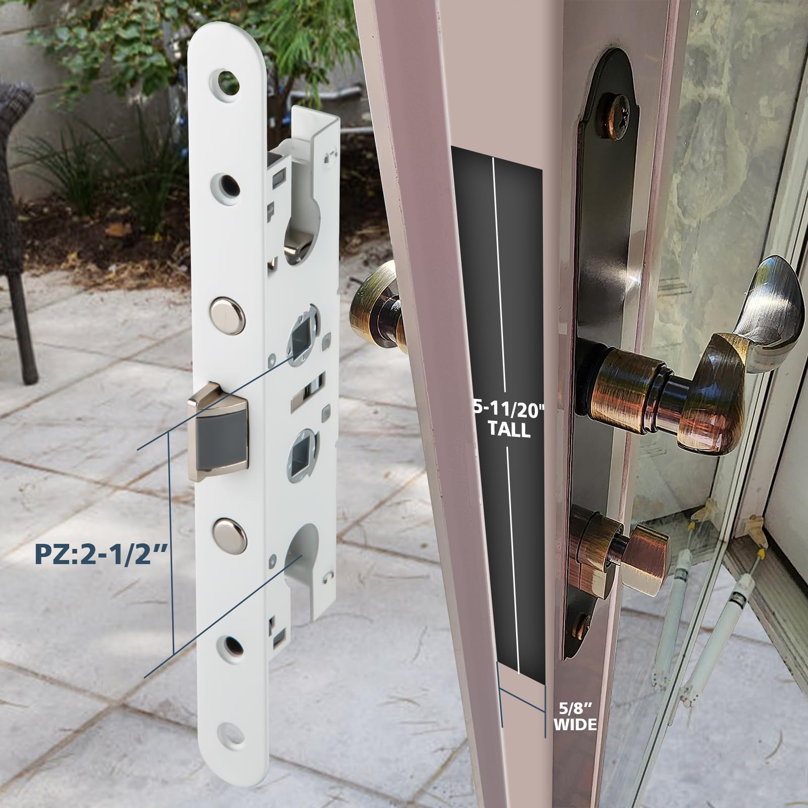 Pella storm door replacement part ensures compatibility with select models.