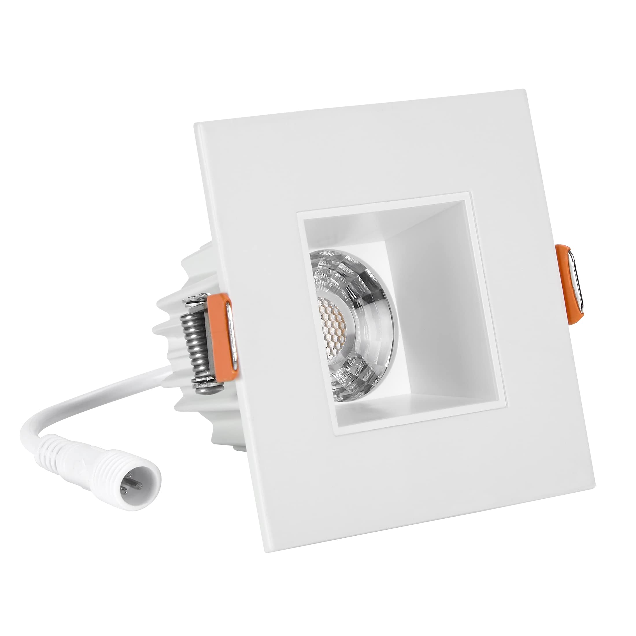 Maxxima anti-glare 500 lumens with 36-degree beam for even room illumination.